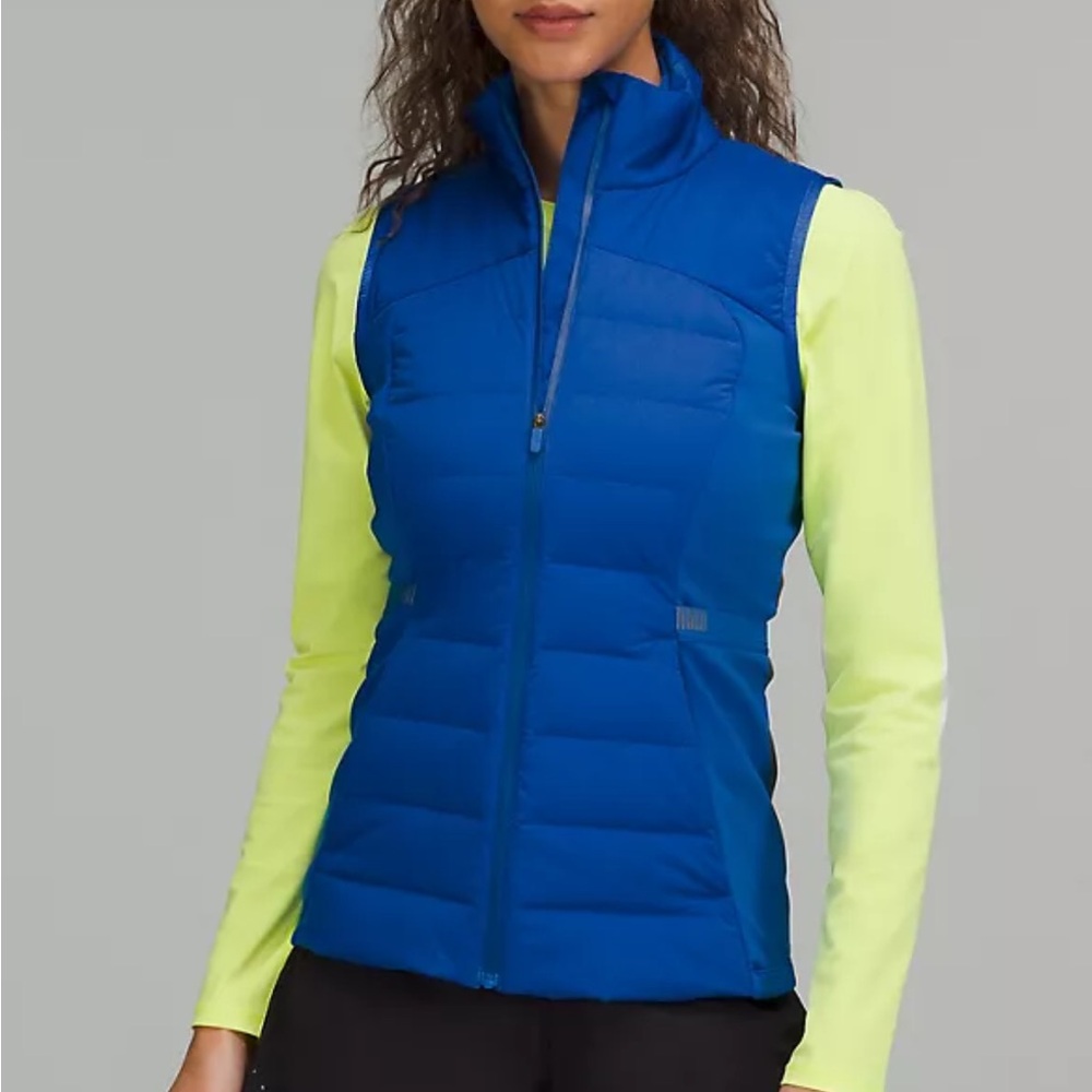 New down for it all vest